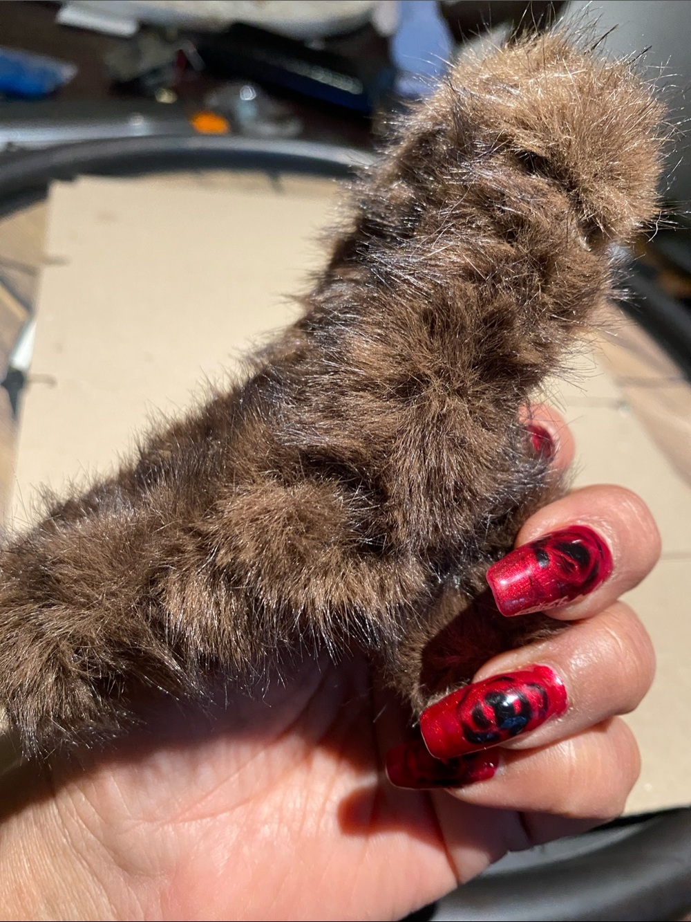 Fur Hair Clip